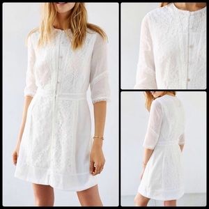 Stevie May rose panel mini dress